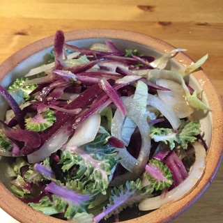 紫にんじんといろいろ野菜のサラダ